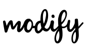 modify